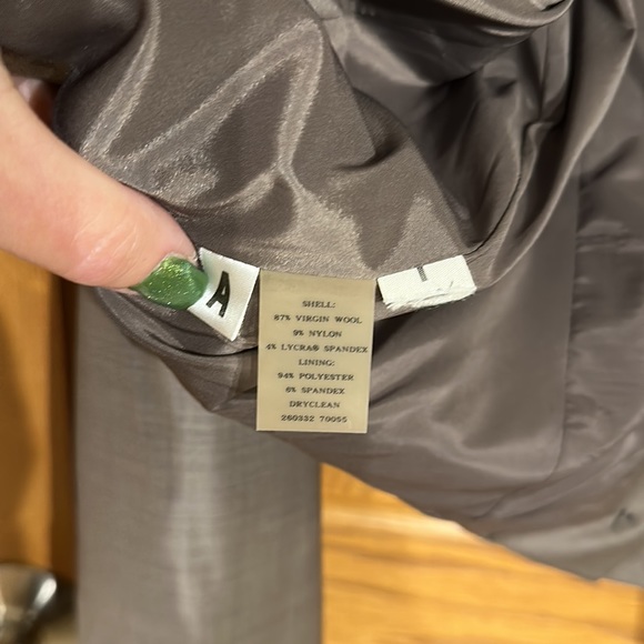 Vintage Ann Taylor 87% wool brown suit jacket with multiple variations t… - Picture 10 of 10